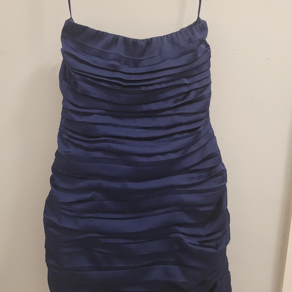 Express Strapless Dress Navy Size 8. EUC - Picture 7 of 8